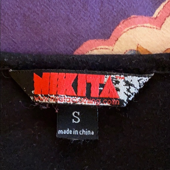 Nikita Black Tunic Tee Shirt - Picture 3 of 3